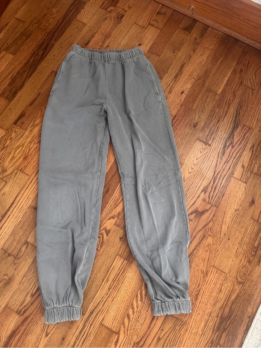 John galt womnes Gray Elastic-Waist Jogger Pants